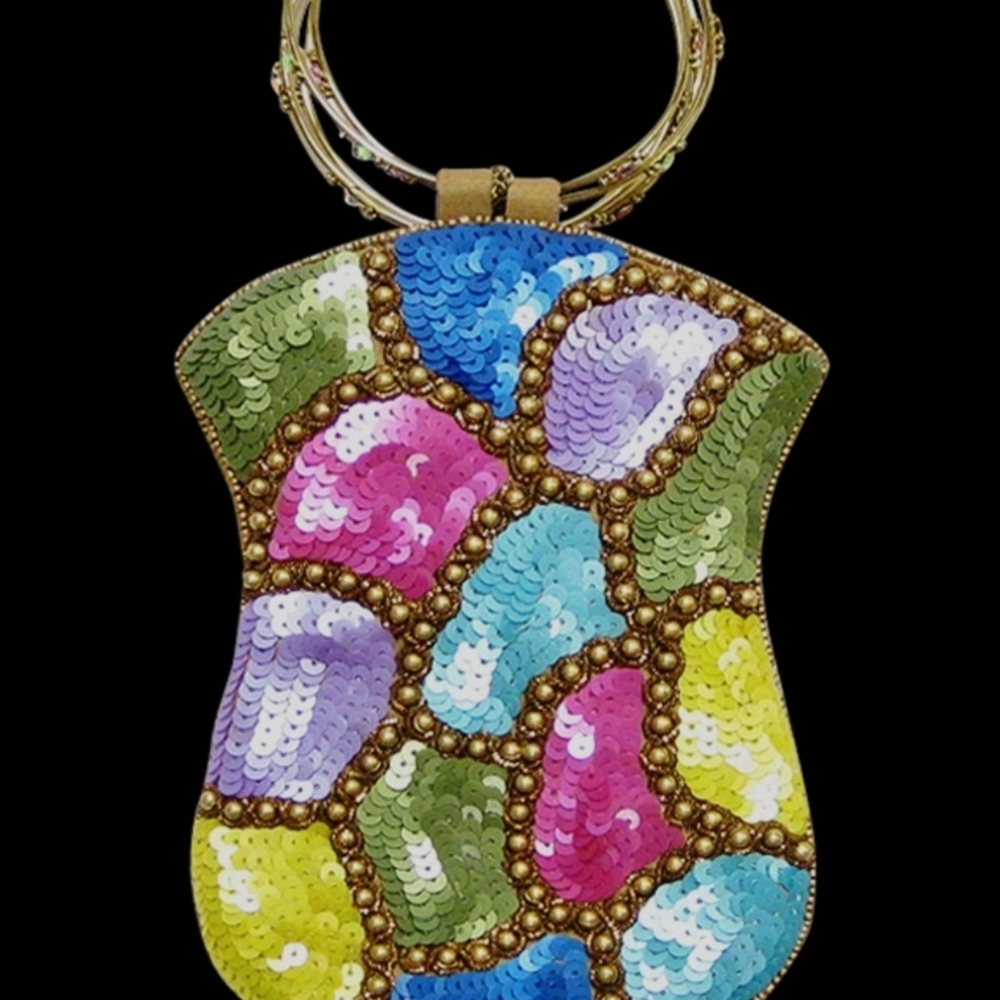 DAVID JEFFREY *RARE* Beautiful Beaded Bag